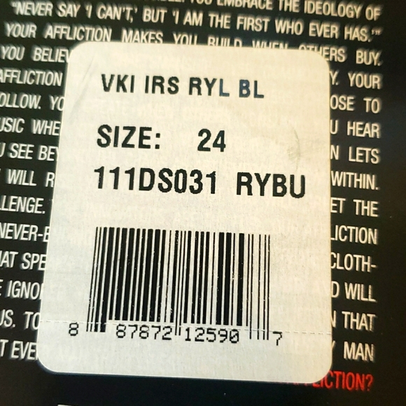 Affliction Studded Denim Cut-off Short Shorts- 24 - Picture 15 of 15